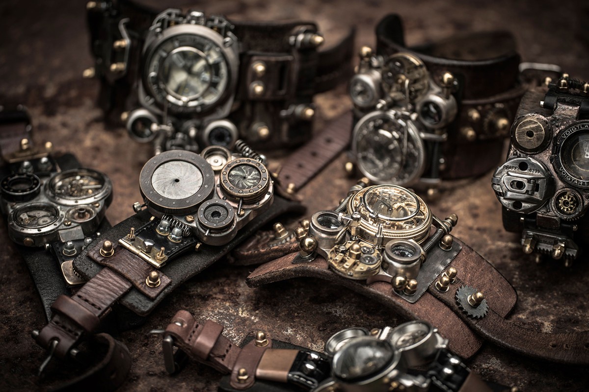 Steampunk Armbanduhren von Alexander Schlesier 
