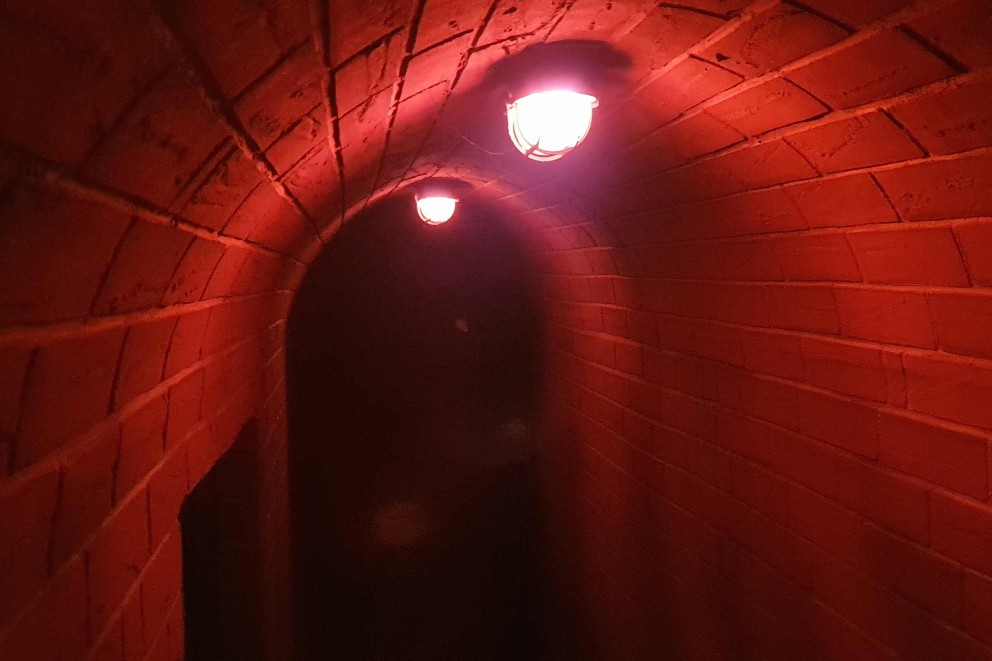 
			Die Horror Attraktion "Subterra". Selbstgebaut von der Boo Crew aus Hamburg.

		