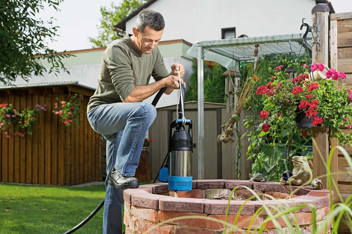 NEU u Garten Wie Sie sich Ihre Wasserpumpe selbst bauen Saug Druckpumpe 