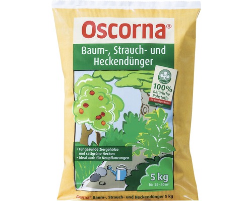 Baum, Strauch, und Heckendünger Oscorna organischer Dünger 5 kg
