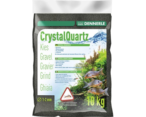 Kristall-Quarzkies DENNERLE 10 kg diamantschwarz