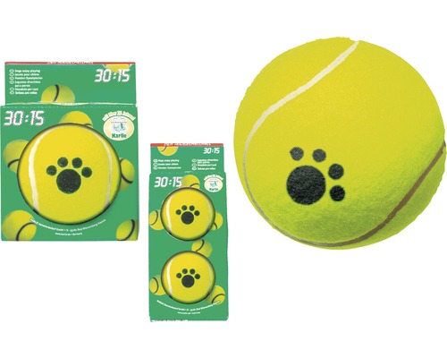 Hundespielzeug Karlie Tennisball 2 Stück 6 cm gelb