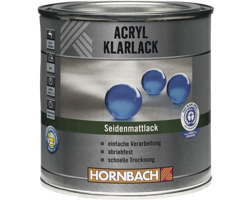 HORNBACH Acryl Klarlack seidenmatt 375 ml
