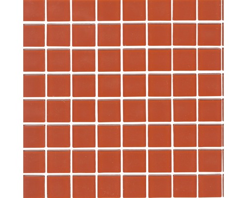 Glasmosaik XCM 8060 30,2x32,7 cm rot