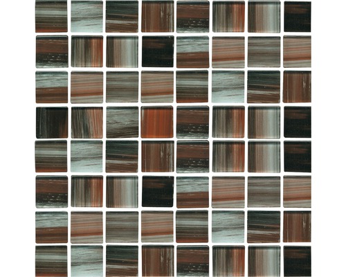 Glasmosaik CM 4260 30,2x32,7 cm braun