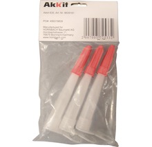 Akkit 635 Kartuschenspitzen mit Verschlusskappe weiß-rot Pack = 3 Stk-thumb-2