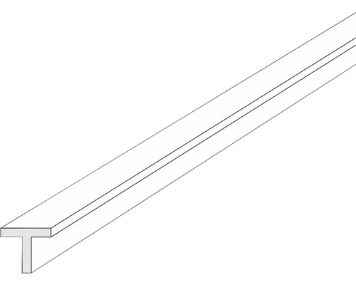 Kunststoff T-Profil 3,0x3,0x1000 mm weiß