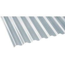 Gutta Acryl Wellplatte Sinus 76/18 Wabenstruktur glasklar schlagzäh 2000 x 1045 x 3 mm-thumb-2