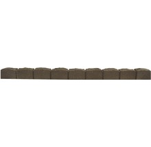 Beetabgrenzung inkl. Bodenanker 119 x 8,25 cm flexibel römische Steine-thumb-0