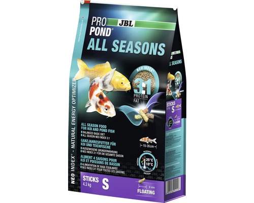Futtersticks JBL ProPond All Seasons S 4 3 kg