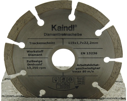 Diamant-Trennscheibe Kaindl Ø 115 mm 10266