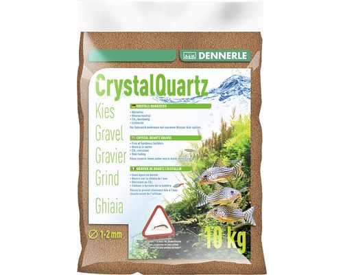 Kristall-Quarzkies Dennerle 10 kg, braun