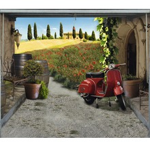Garagentorplane Bella Italia PVC Bedruckt 2450 x 2100 mm inkl. Befestigungsband-thumb-0