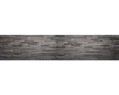 Küchenrückwand mySPOTTI splash Black Bricks 280x60 cm-0