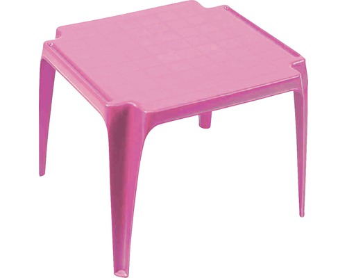 Kindertisch Tavolo Baby Kunststoff 56 x 52 x 44 cm pink