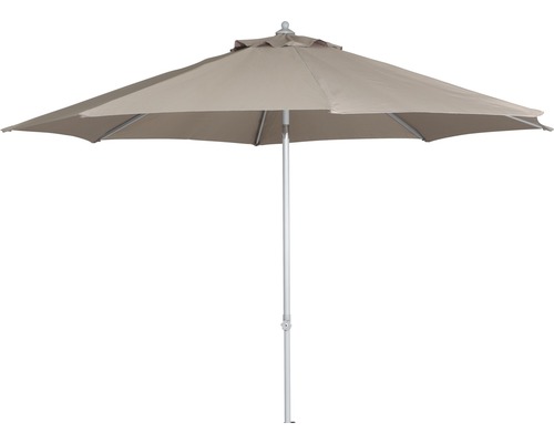 Sonnenschirm Siena Garden Push-Up Ø 300 cm Polyester 180 g/m² taupe