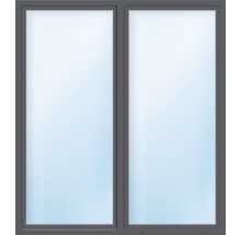 Balkontür Kunststoff 2-flg. ARON Basic weiß/anthrazit 1550x1900 mm-thumb-0