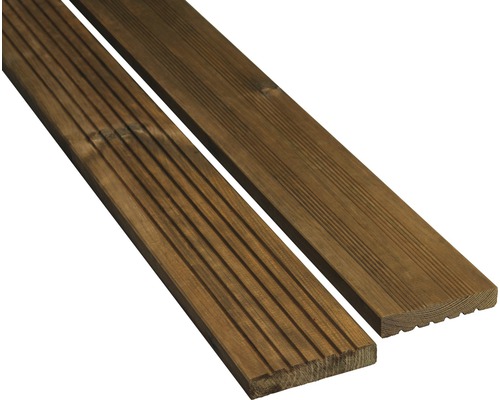 MUSTER Kiefer Terrassendielen 32 mm stark kdi Terrassenholz Holz Diele Balkon 