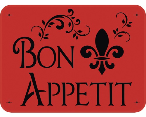 Dekorschablone Bon Appetit 56 x 43 cm