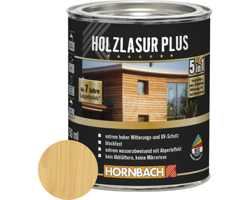 HORNBACH Holzlasur Plus farblos 750 ml-0