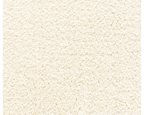 Teppichboden Kräuselvelours Silkysoft creme 400 cm breit (Meterware)