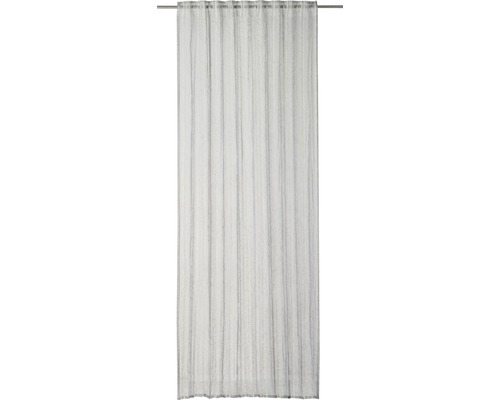 Vorhang mit Gardinenband Crincle Rasch Home grau 140x255 cm-0