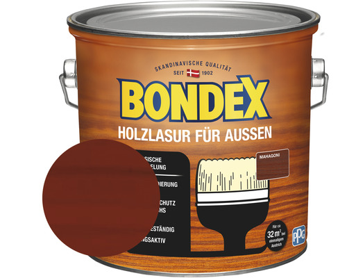 BONDEX Holzlasur mahagoni 2,5 l