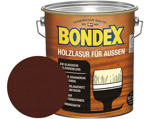 BONDEX Holzlasur rio palisander 4,0 l