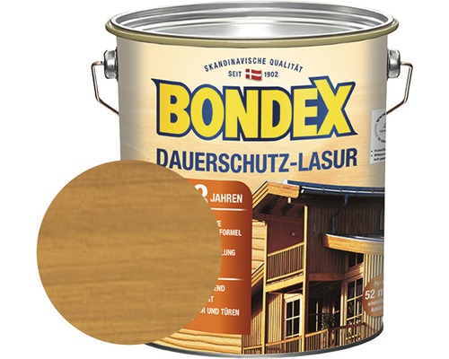 Bondex Dauerschutz Lasur Kiefer 4 0 L Bei Hornbach Kaufen