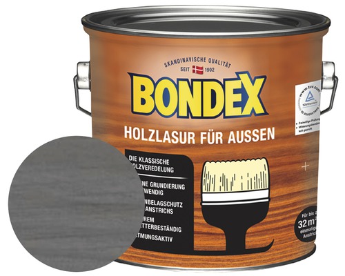 Bondex Holzlasur Dunkelgrau 2 5 L Bei Hornbach Kaufen