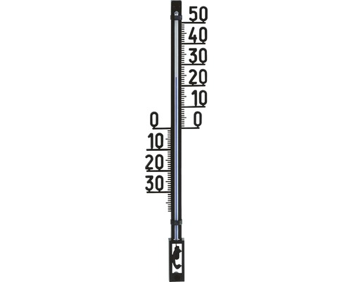 Thermometer für die Hauswand Kunststoff schwarz-0