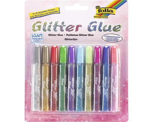 Glitzerstifte Glitter-Glue 10x9,5 ml