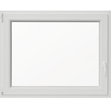 Kellerfenster Dreh-Kipp Kunststoff RAL 9016 verkehrsweiß 800x600 mm DIN Links (2-fach verglast)-thumb-0