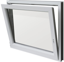 Kellerfenster Dreh-Kipp Kunststoff RAL 9016 verkehrsweiß 800x600 mm DIN Links (2-fach verglast)-thumb-3