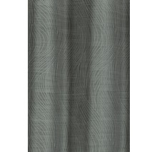 Vorhang mit Gardinenband Perfect Groove grau 135x255 cm-thumb-1