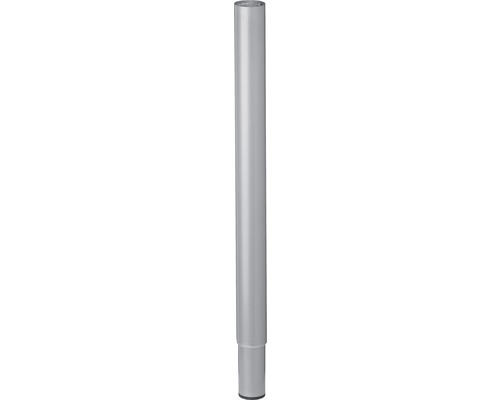 Tarrox Tischbein verstellbar 60-90 cm Ø50 mm, silber-0