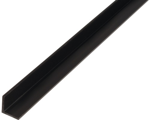 Winkelprofil PVC schwarz 25x25x1,8 mm, 2,6 m