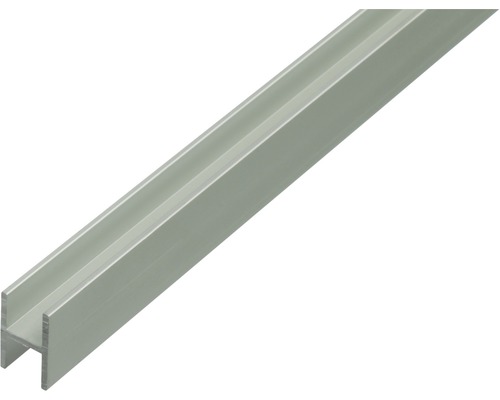 H-Profil Alu silber eloxiert, 19x30x16x1,5 mm, 1 m-0