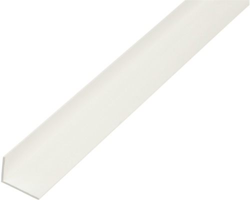 Winkelprofil PVC weiß 40x10x2 mm, 2,6 m
