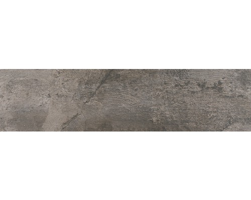 Feinsteinzeug Wand- und Bodenfliese Daifor rek. anthrazit glasiert matt 30 x 120 cm-0
