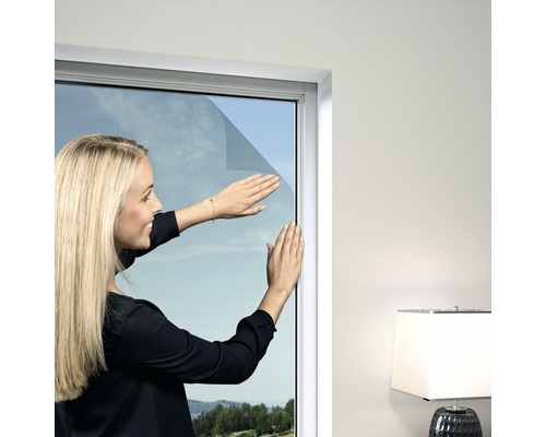 Fliegengitter Elastic PLUS für Fenster ohne Bohren anthrazit 130x150 cm