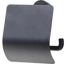 Toilettenpapierhalter Urban mit Deckel schwarz-thumb-0