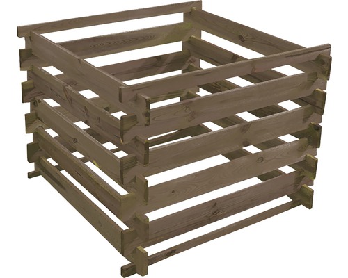 Holzkomposter Stecksystem 100x100x 70 cm kesseldruckimprägniert