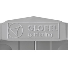 Gerätehaus GLOBEL 10x10 Satteldach 295x299 cm silber-thumb-4