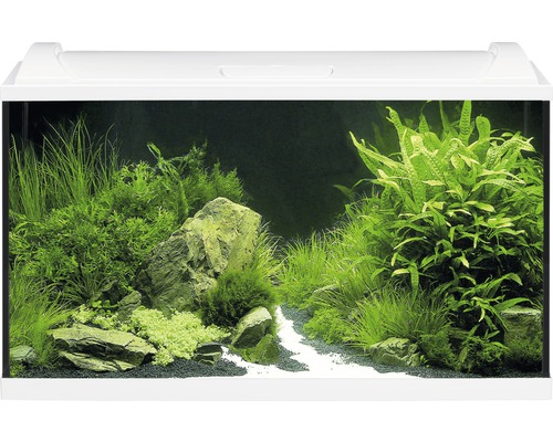 Aquarium EHEIM aquaproLED 126 mit LED-Beleuchtung, Filter, Heizer, Thermometer, Fangnetz ohne Unterschrank weiß-0