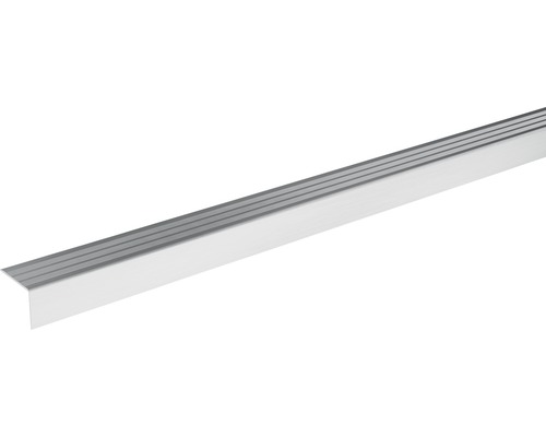 SKANDOR Treppenkantenprofil silber eloxiert selbstklebend 20x24,5x900 mm