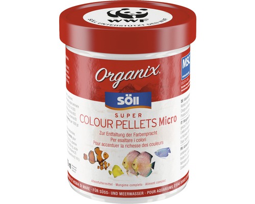 Pelletfutter Söll Organix Super Colour Pellets Micro 270 ml