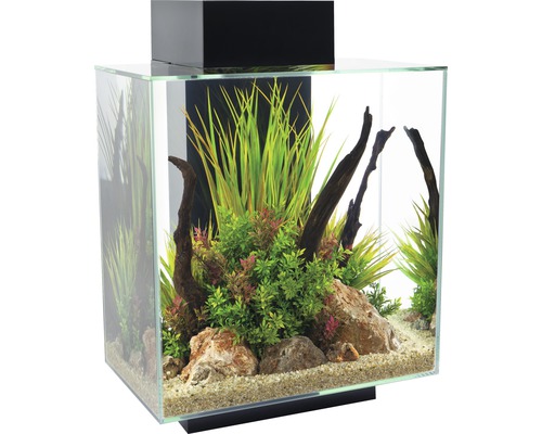 Aquarium Fluval Edge 2.0 46 l mit Innenfilter, LED-Beleuchtung, Wasseraufbereiter schwarz-0