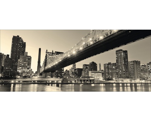 Glasbild Manhattan Riverside 30x80 cm GLA709-0