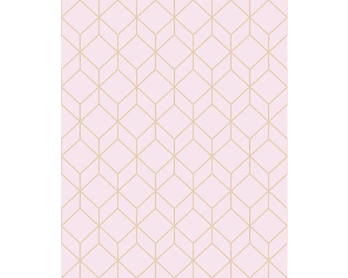 Vliestapete 104122 myrtle Geometrisch rosa gold-0
